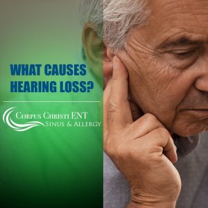 Man wondering what is causing his hearing loss