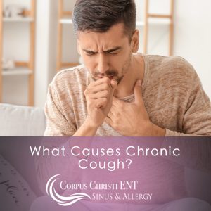 Man suffering from chronic cough