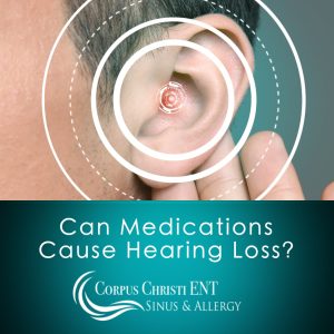 Woman suffering from hearing loss because of her medications