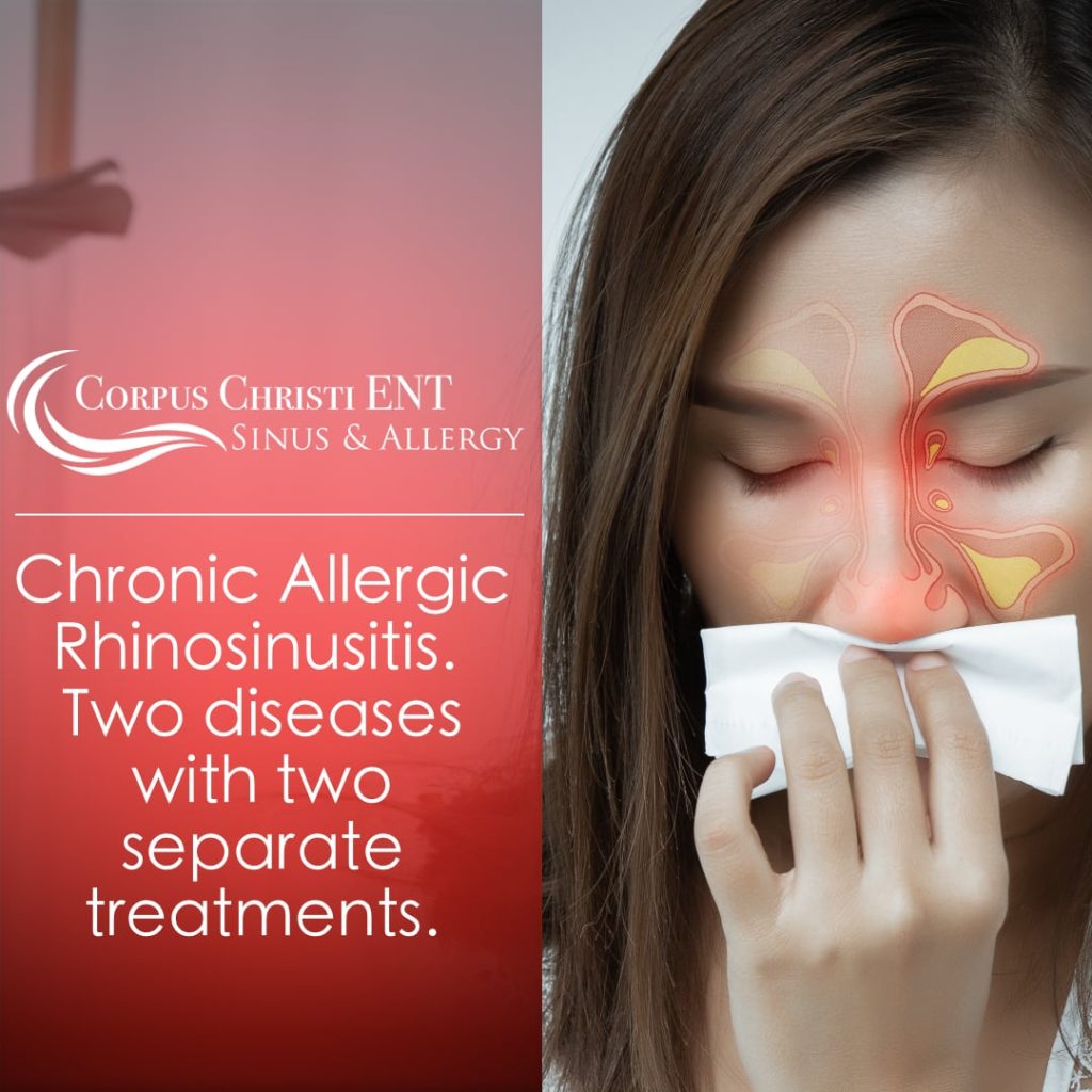 Chronic Allergic Rhinosinusitis Two Diseases with Two Separate