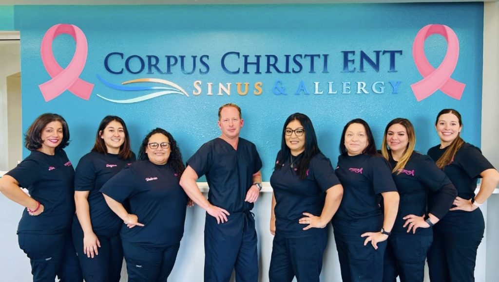 Corpus Christi ENT Sinus & Allergy Team Supporting Breast Cancer Awareness
