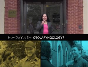 An ENT asks people how to pronounce otolaryngology